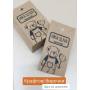 Postcards and tags on kraft paper to order. Size by choice