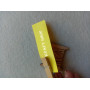 Yellow satin tags 2cm