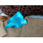 Light blue satin tags 2cm
