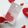 Cardboard tags «З Днем закоханих!» with heart VLD_00103