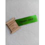Green satin tags 2cm