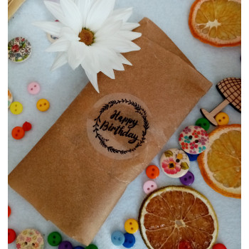 Прозрачные наклейки «Happy Birthday» N1SH38