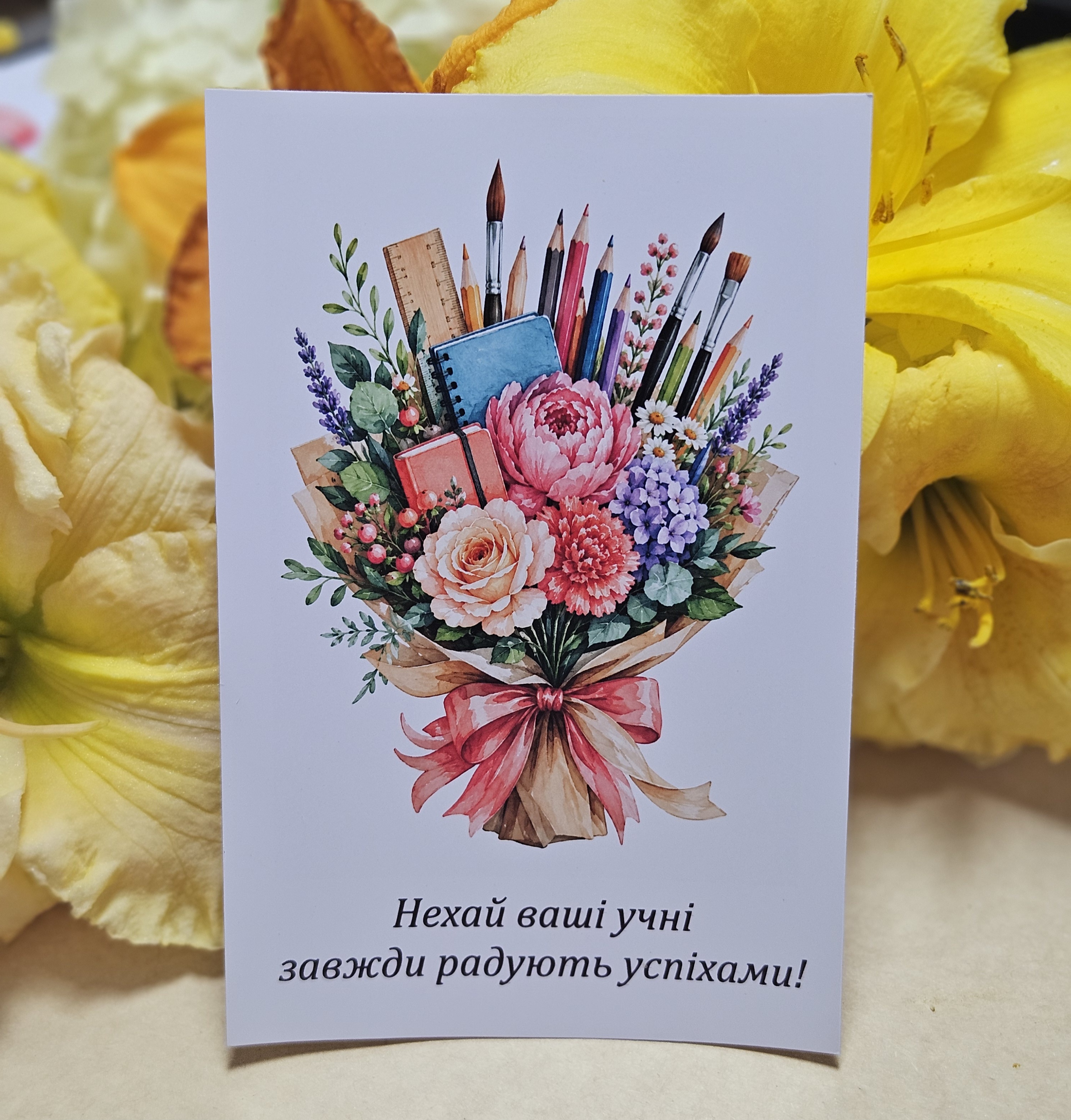 Postcards   10х15см«Нехай ваші учні...»