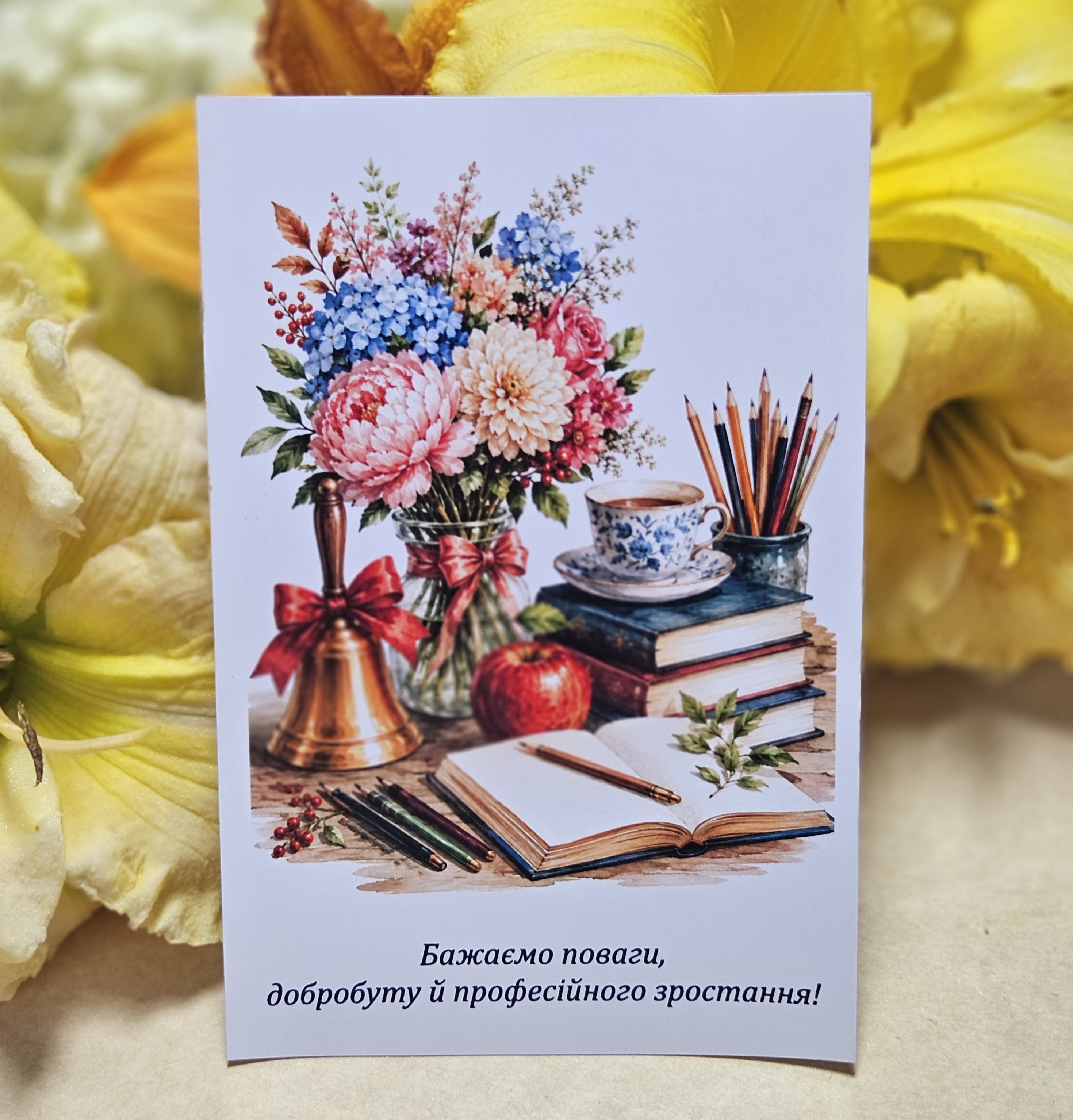 Postcards   10х15см «Бажаємо поваги...»