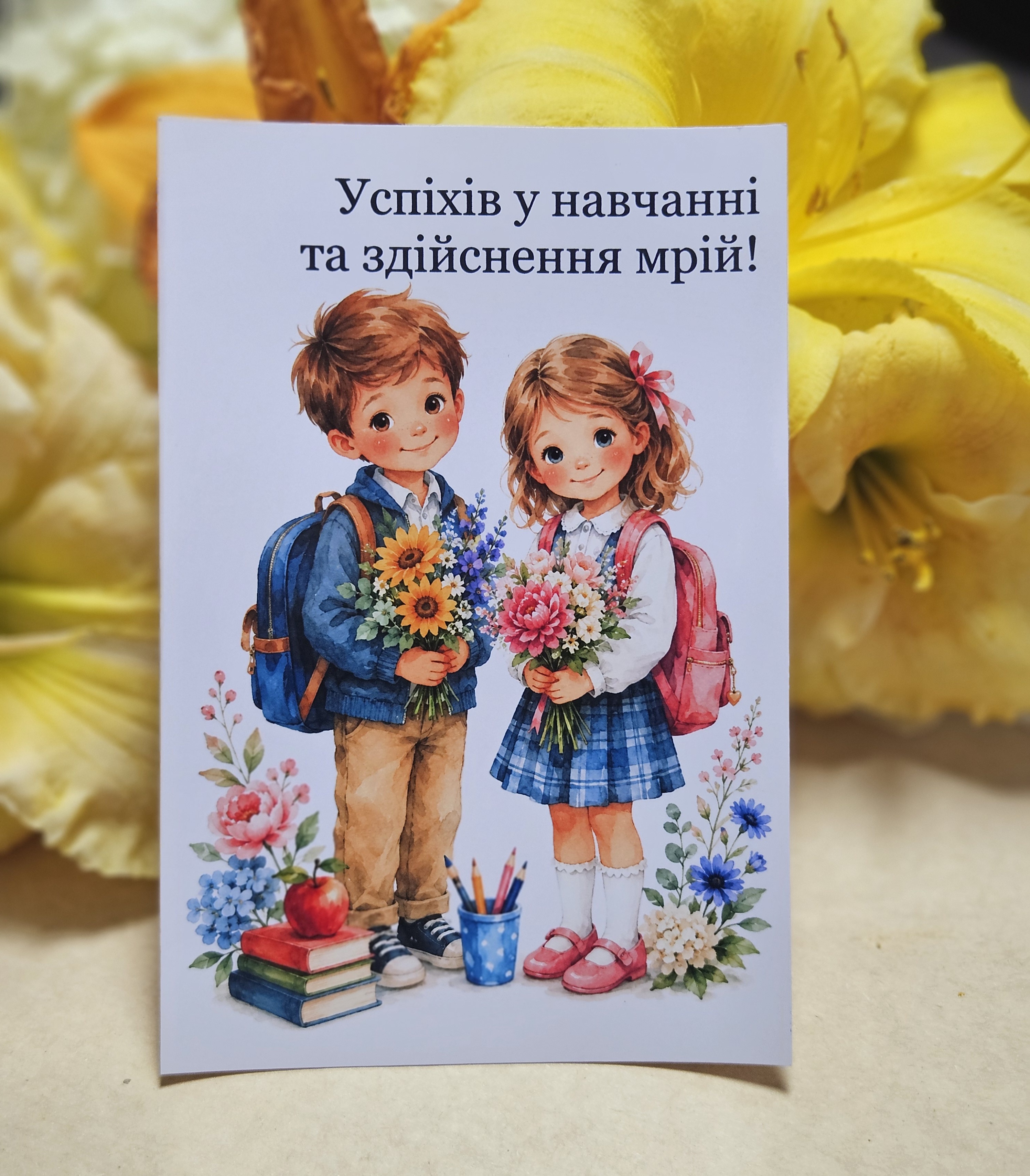 Postcards   10х15см «Успіхів у навчанні....»